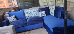 Blue Sofa Set