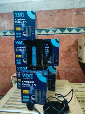 Von Vskc17bnk 1.7 Litres Upright Cordless Kettle