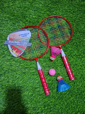 Badminton Rackets 2 Shuttlecocks Racquet Set With 2 Ball
