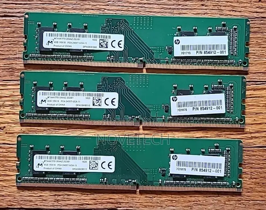 4gb RAM Memory Desktop Computer Ddr4 Pc4-2400t.