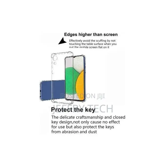 Clear Case Cover for Samsung A03 CORE Transparent