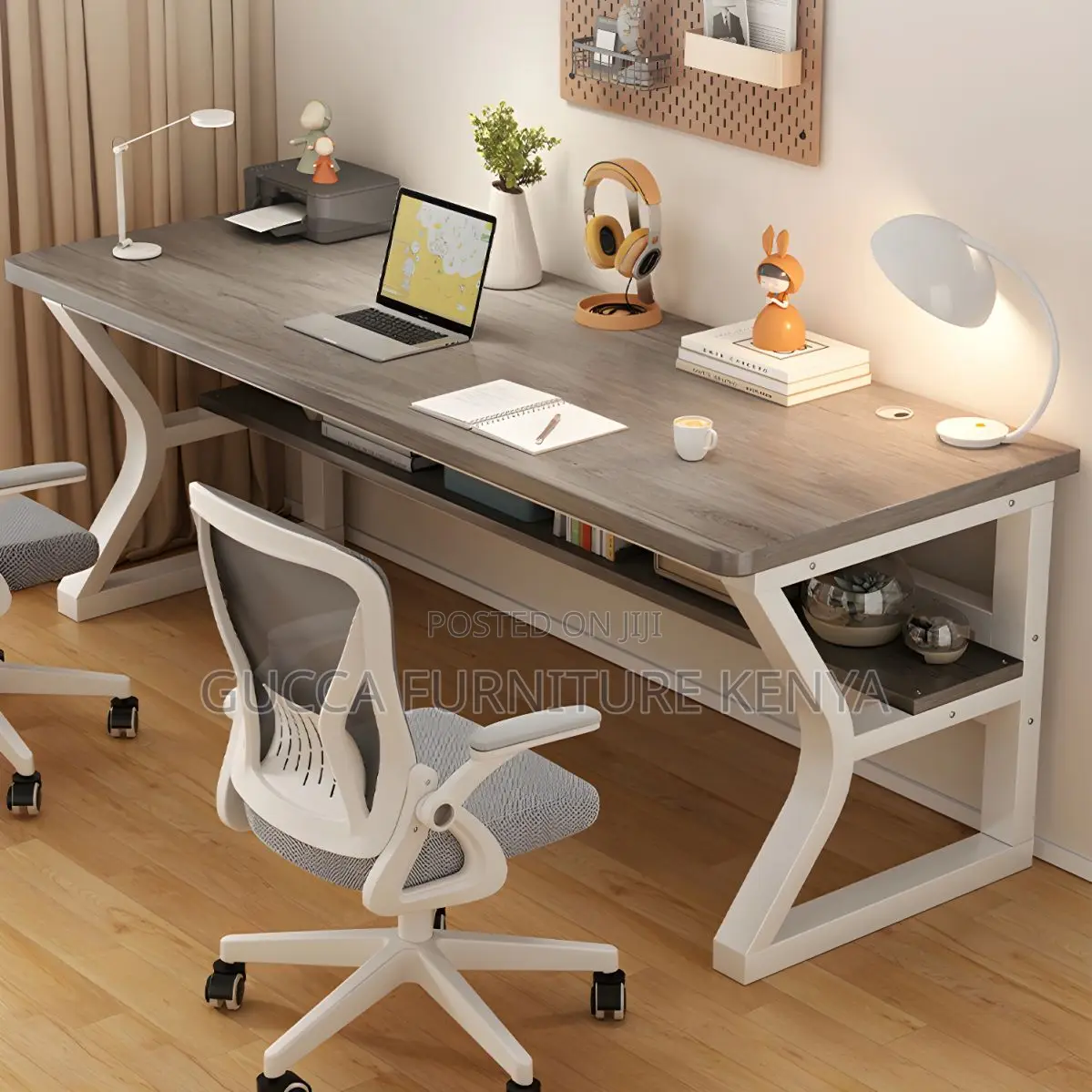 Clerical Desking: Rectangular Reclaimed Wood Work Desk