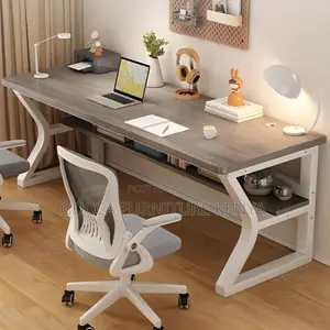 Clerical Desking: Rectangular Reclaimed Wood Work Desk