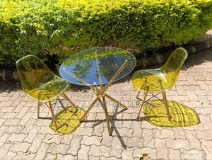 Glass Top Balcony Set
