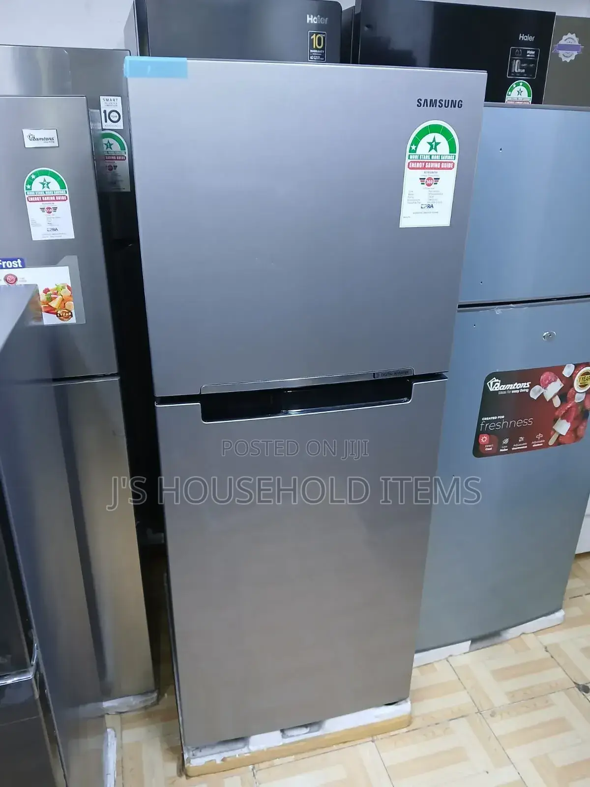 Samsung 208litres Double Door Fridge (RT26HAR2DSA 