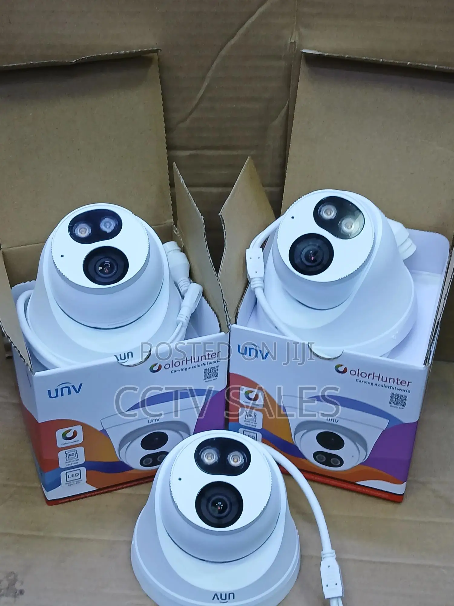 2mp Fullcolor Uniview Camera Built in Lights Leds