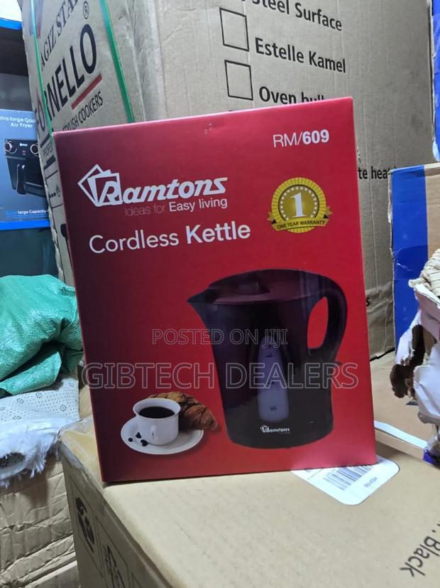 Ramtons Cordless Electric Kettle 1.7ltrs - RM/609. - thumbnail 2