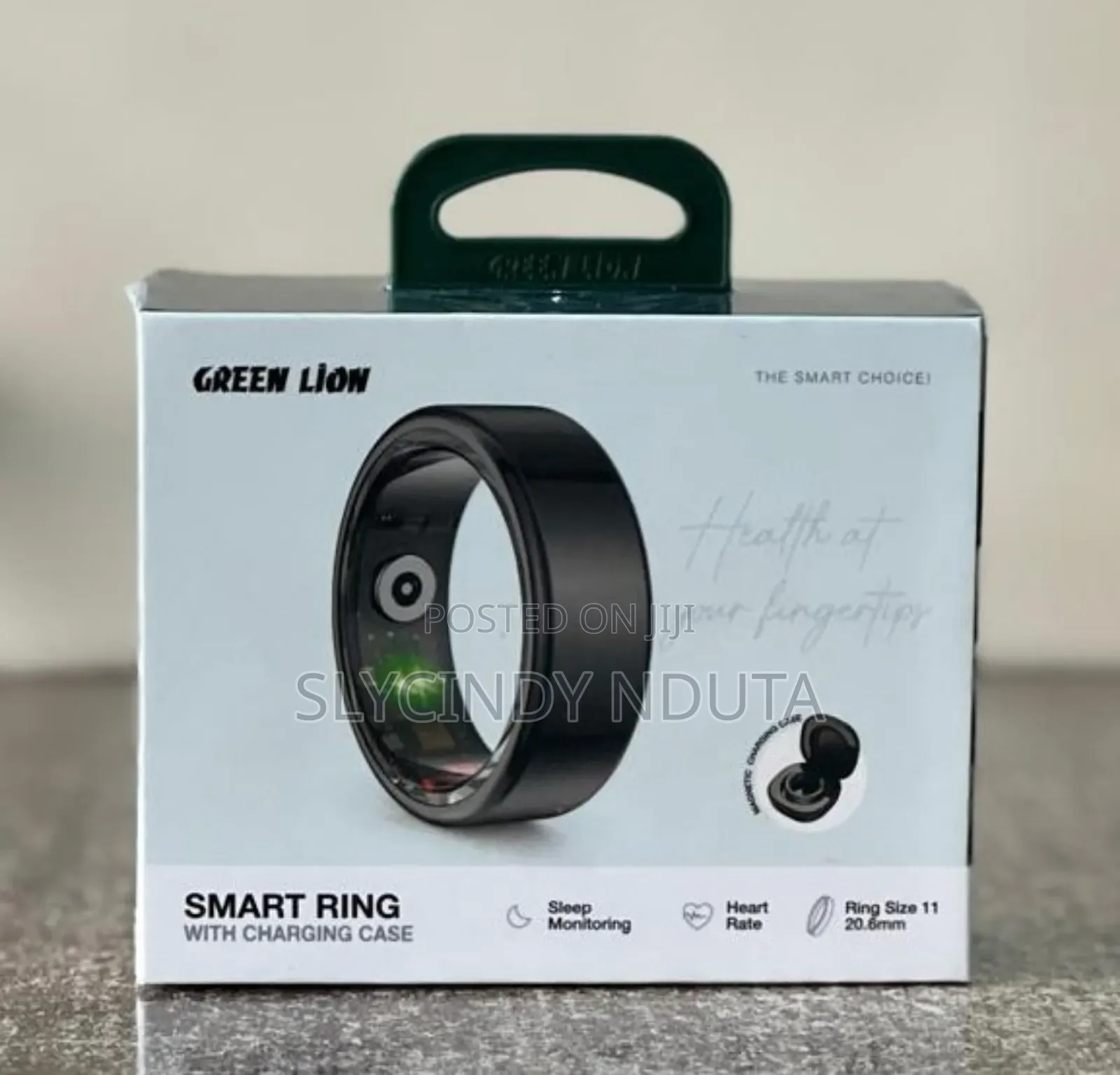 Green Lion Smart Ring