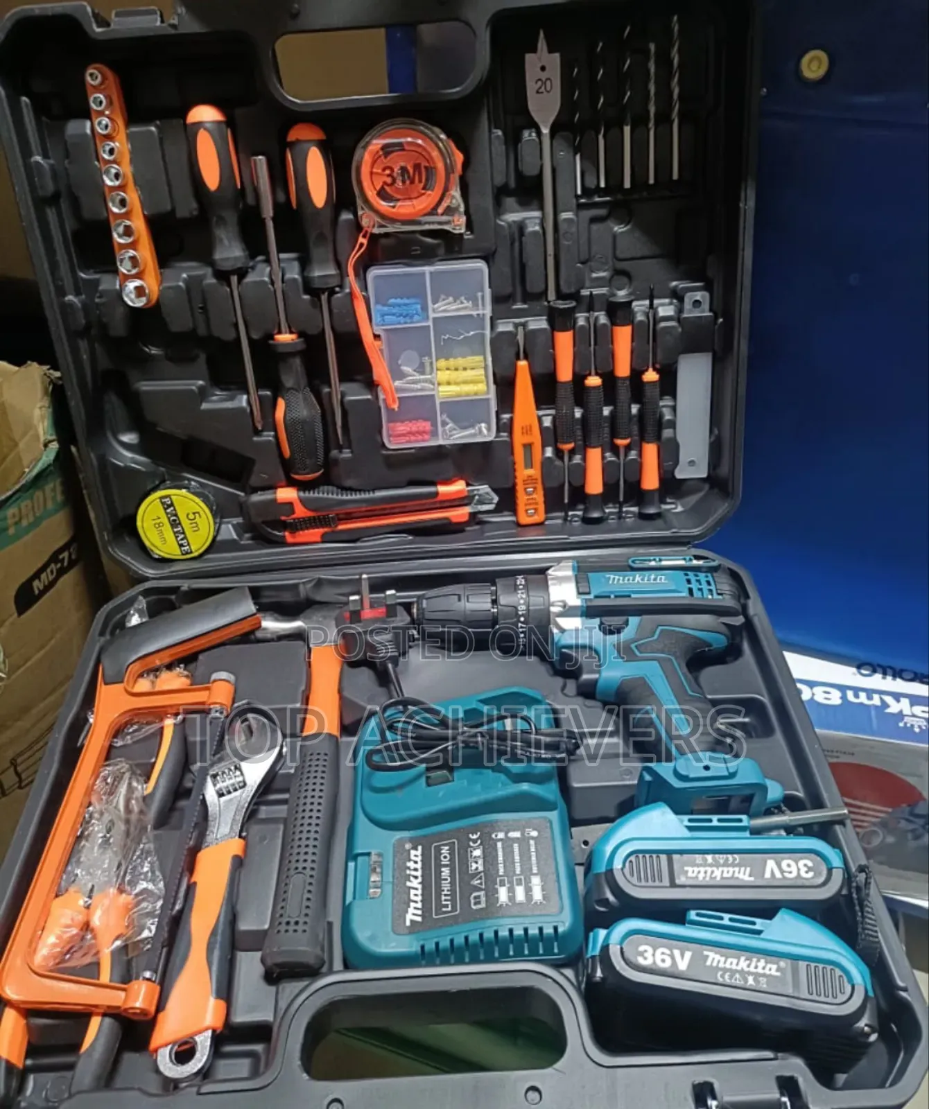 Quality Makita Cordless Drill 36v With Toolbox
