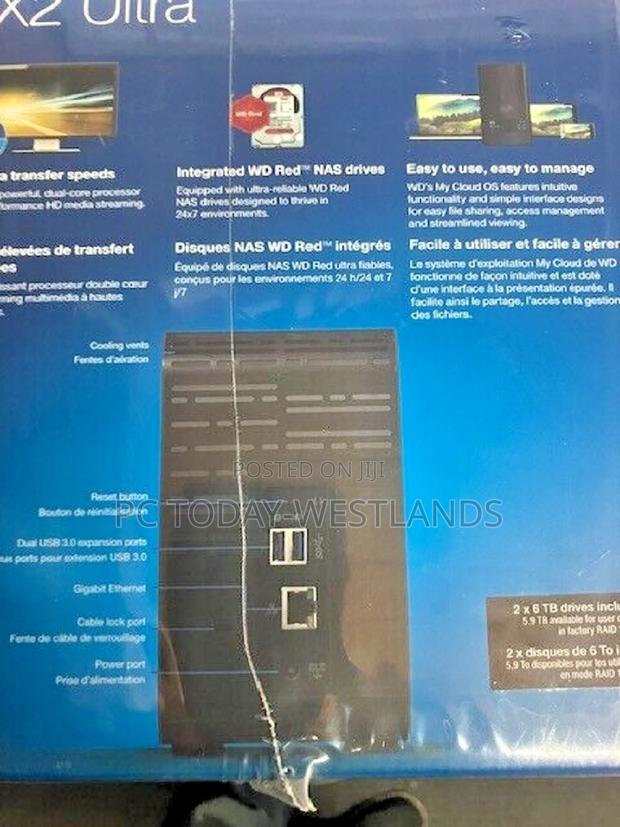 Wd 12tb My Cloud Ex2 Ultra Network Attached Storage - Nas - thumbnail 4