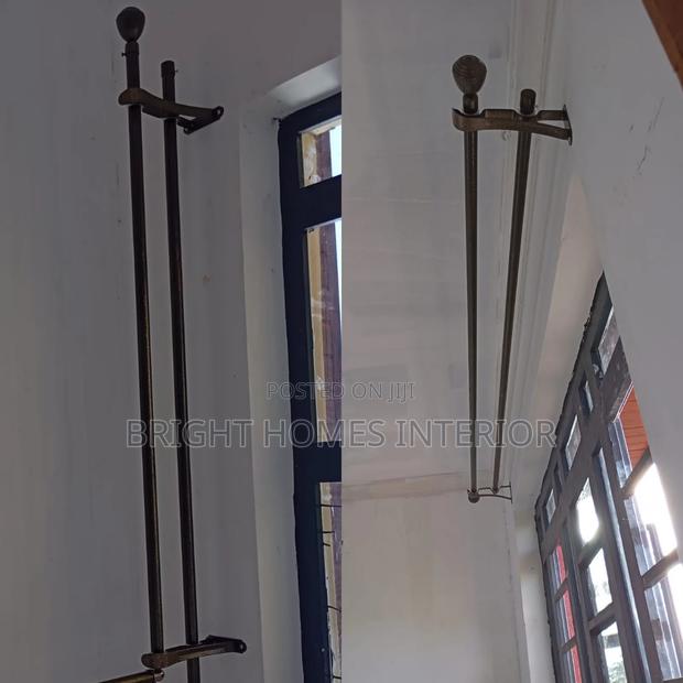 Jua Kali Curtain Coated Rods Smooth Jua Kali Rod