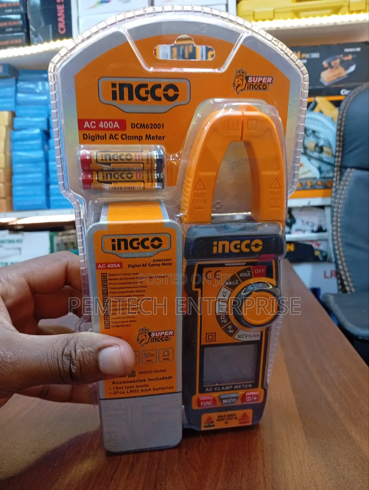Ingco Digital Clamp Meter AC 400A