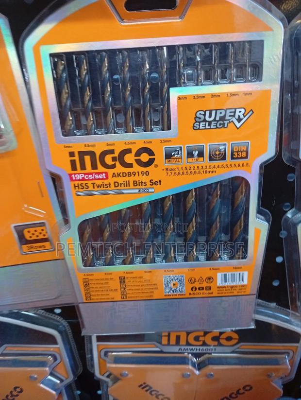 19pcs HSS Drill Bits - thumbnail 2
