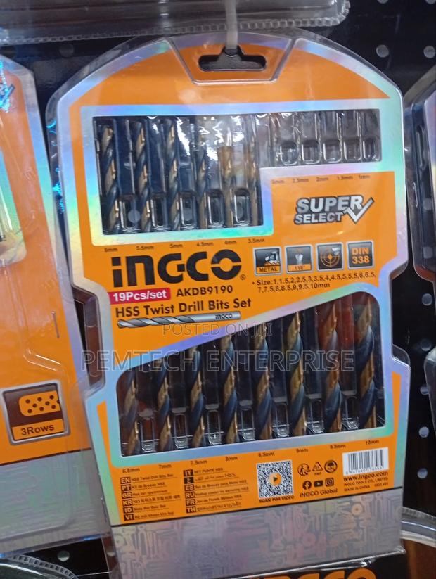 19pcs HSS Drill Bits - thumbnail 3