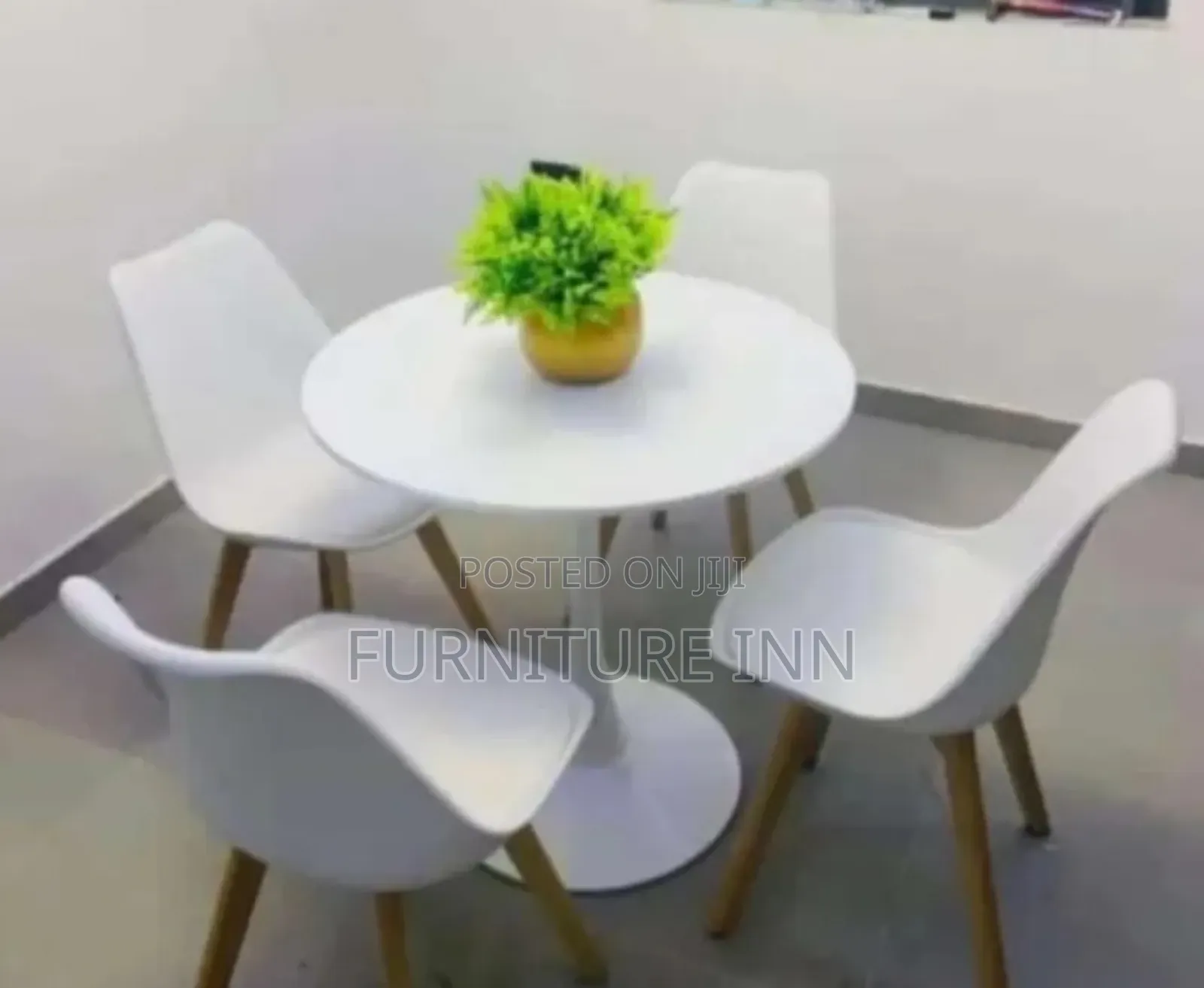 Heavy Padded Eames Chairs and Dinning Table