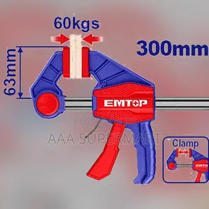 Emtop Clamp Size:63x300mm Max Clamp Force:60KGS Thickness