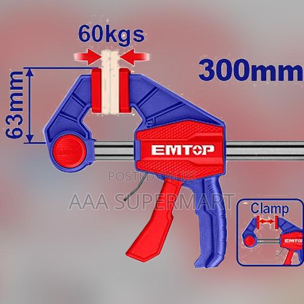 Emtop Clamp Size:63x300mm Max Clamp Force:60KGS Thickness
