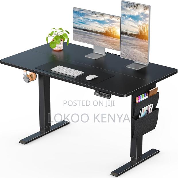 Office Desk: Modern Electric Adjustable Height Desk - thumbnail 2