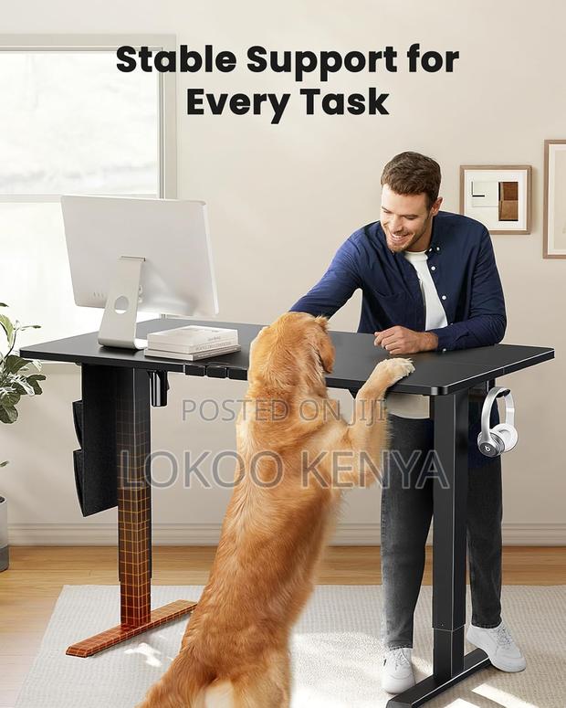 Office Desk: Modern Electric Adjustable Height Desk - thumbnail 3