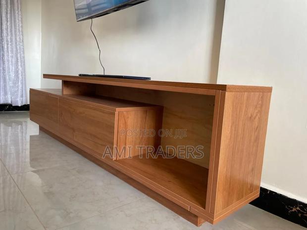 Natural Tv Stand 7ft Long