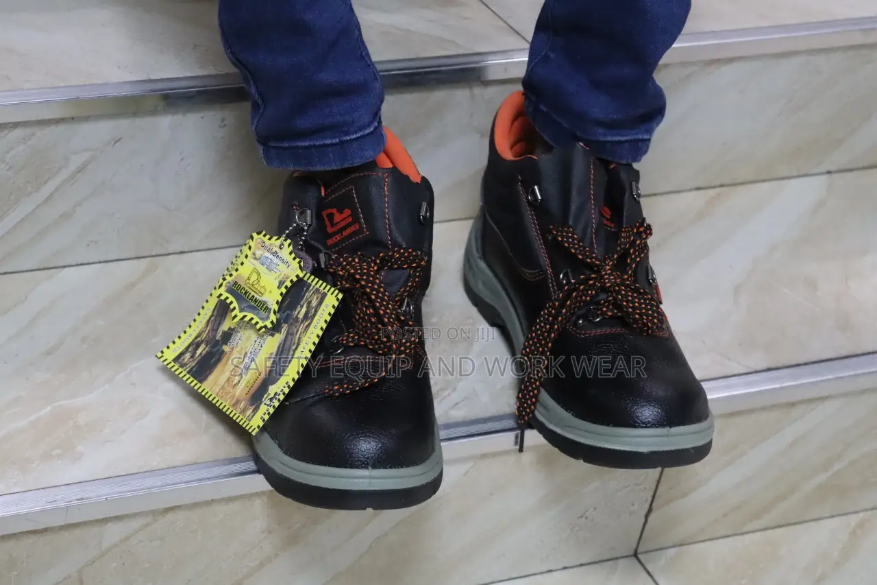 Rocklander Black Safety Boot