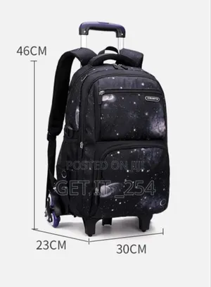 *Rolling Trolley School Bag