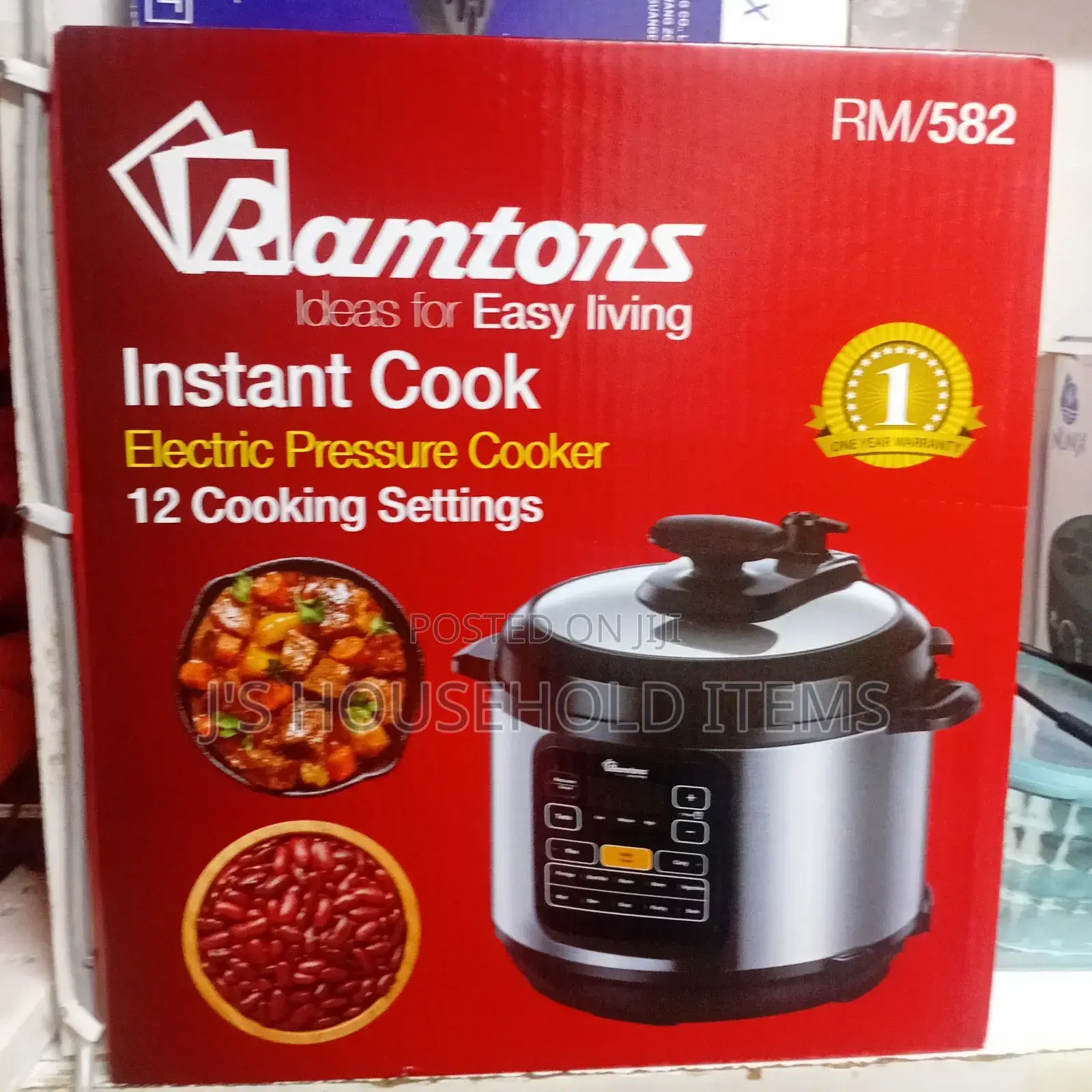 Ramtons Instant 12 Cooking Settings