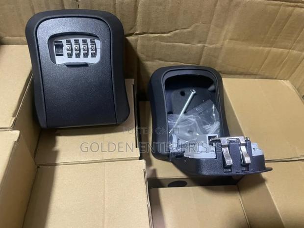 Black Aluminium Keylock Box, for Airbnb, House, Guesthouse