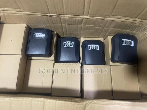 All Black Airbnb Keylock/Storage Boxes