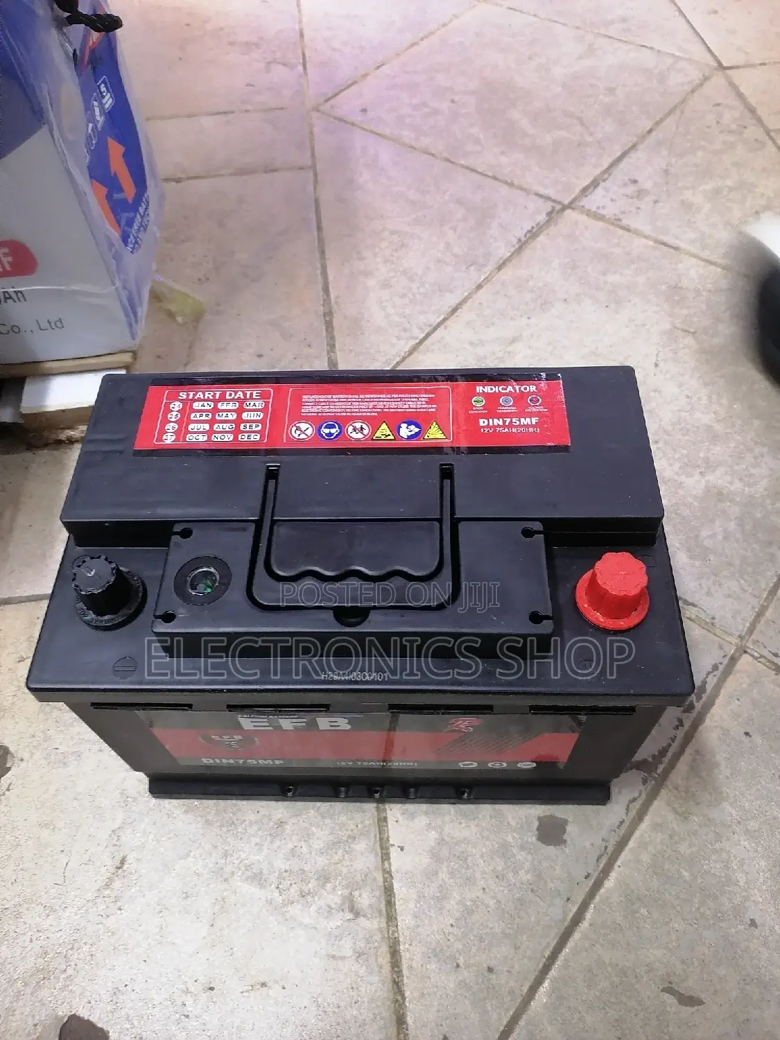 Efb Din 75.12v/75 Ah Car Battery