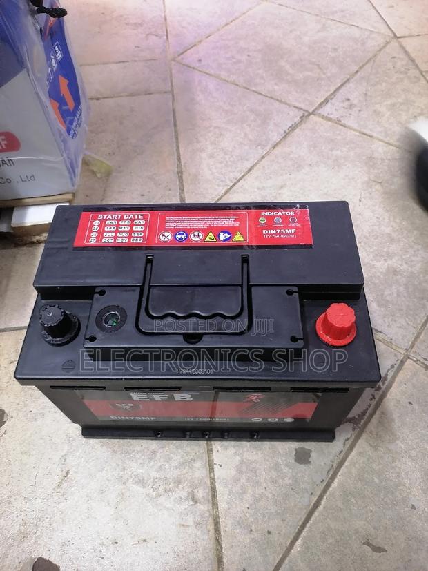 Efb Din 75.12v/75 Ah Car Battery - main view
