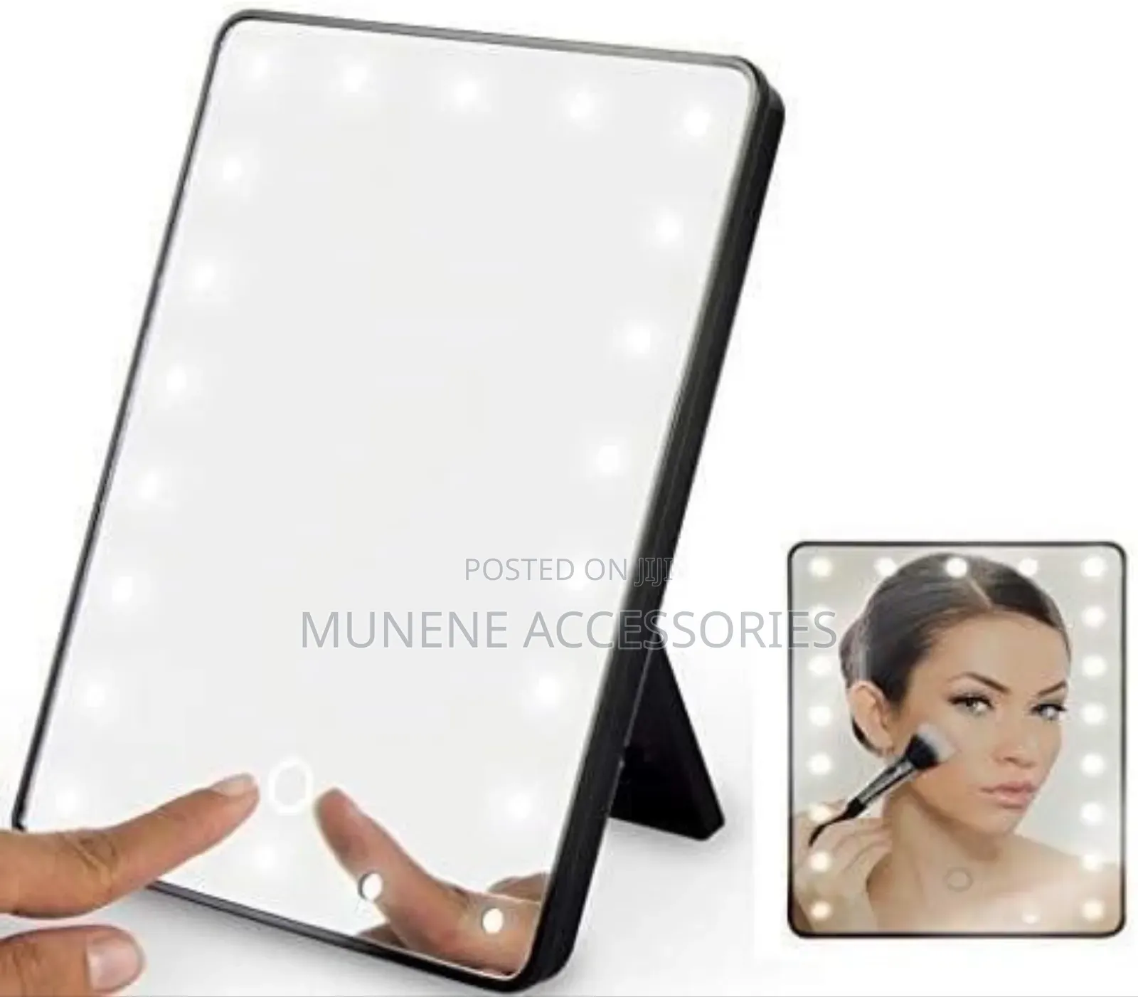 Vanity Mirror Led Light Touch Makeup Mirror Bat Powered