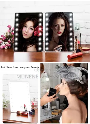 Vanity Mirror Led Light Touch Makeup Mirror Bat Powered