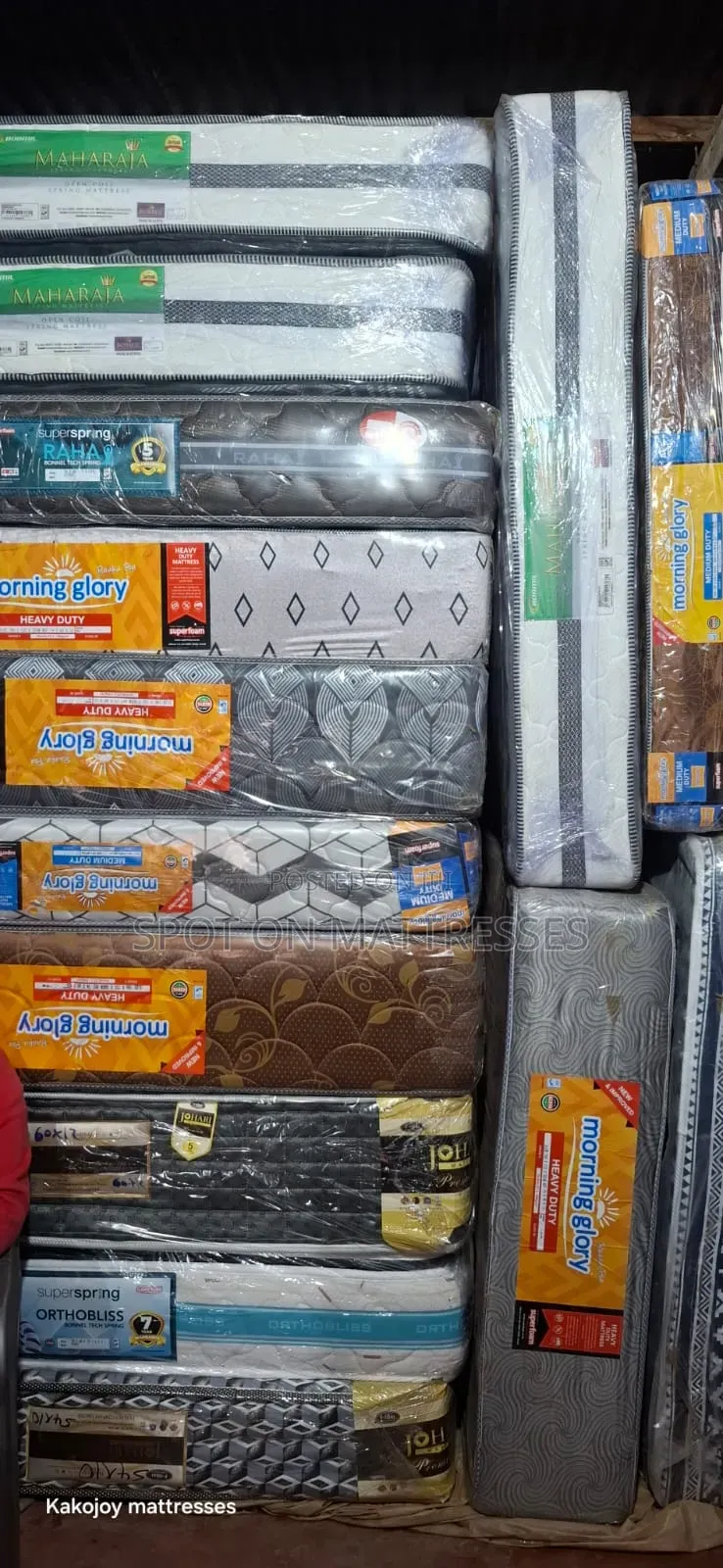 10inch and 12inch 5by6 HDQ Mattresses + Free Delivery.