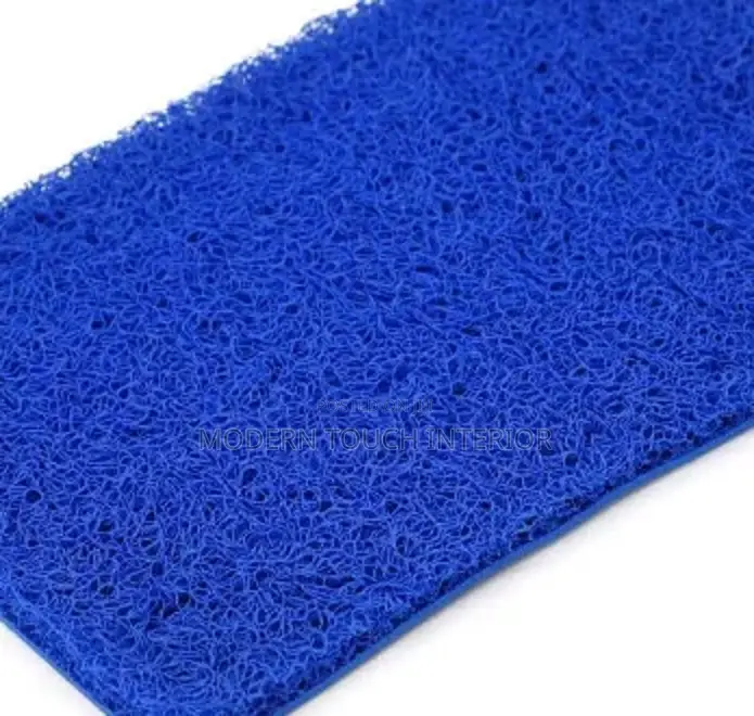 Blue PVC Spaghetti Coil Mats