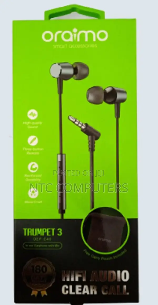 Oraimo OEP-E40 Trumpet3 in Ear Earphone