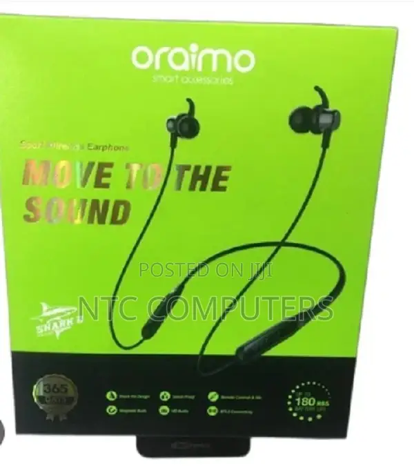 Oraimo Shark4 (Oeb E30d) Wireless Bluetooth Earphones