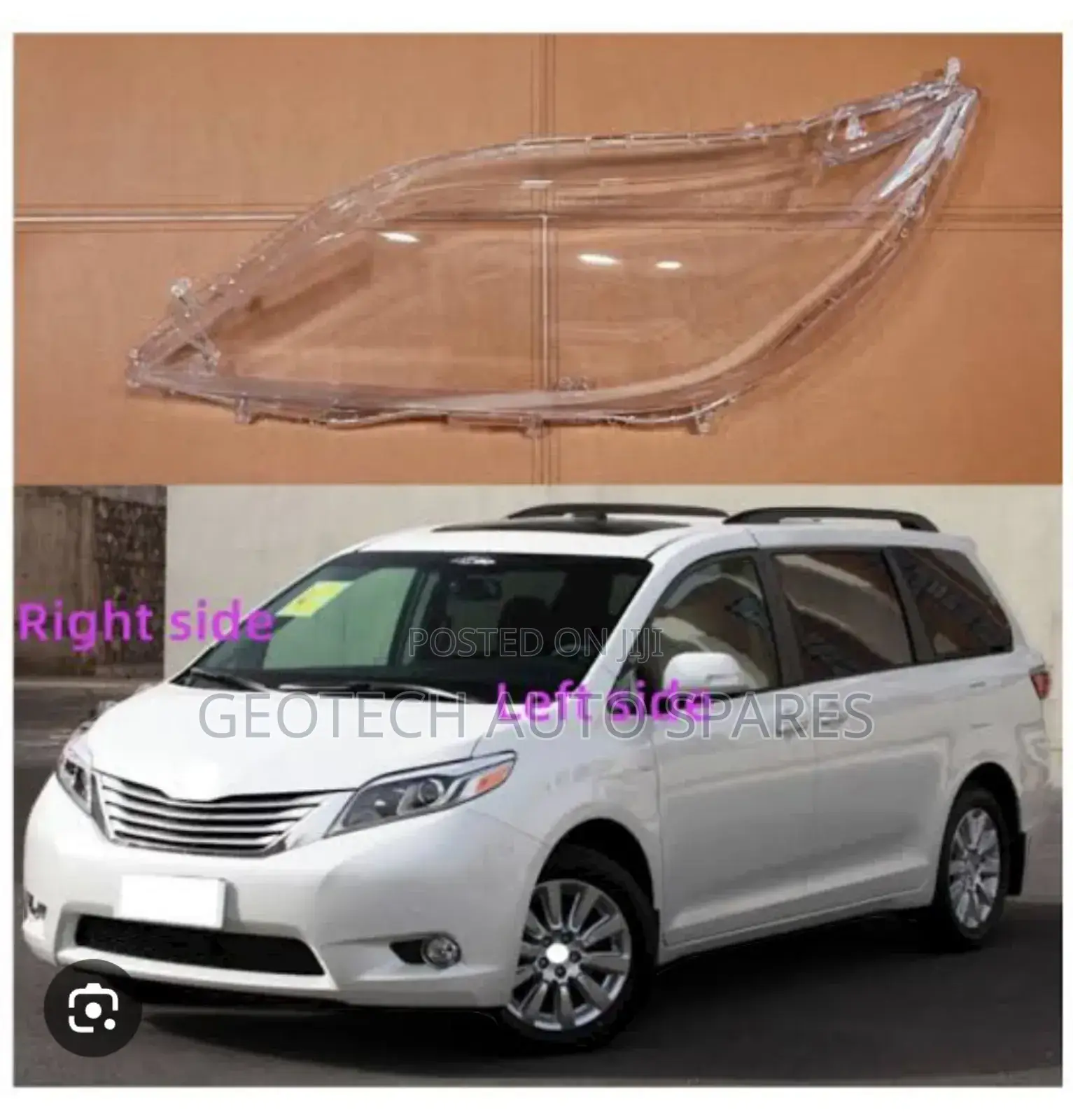 Toyota Wish Headlight Lens Available