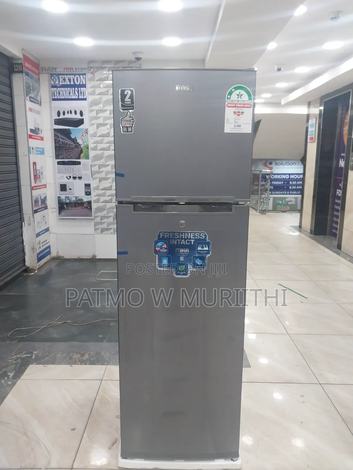 Fridge, Mika 168L Refrigerator Frost With Cool Pack