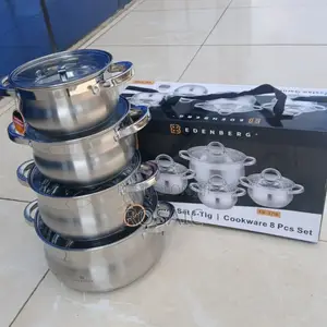 8 Pieces Edenberg Cookware Set Eb-3718