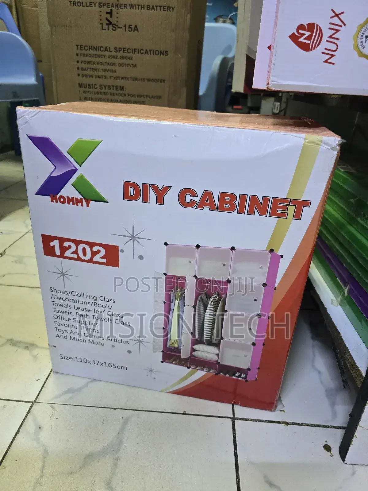 TC 3 Columns Heavy Portable Plastic Wardrobes