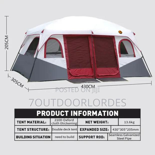 12 Man Waterproof Camping Tent - thumbnail 5