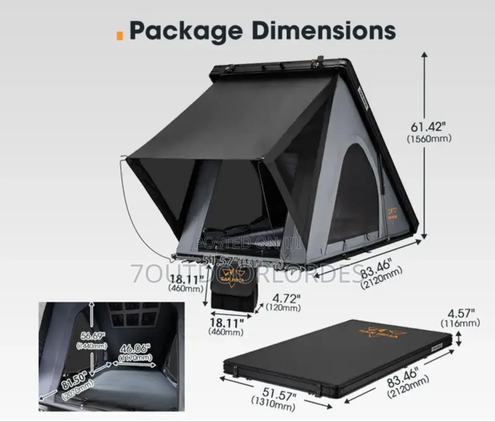 San Hima 4x4 Off Road Roof Top Tents
