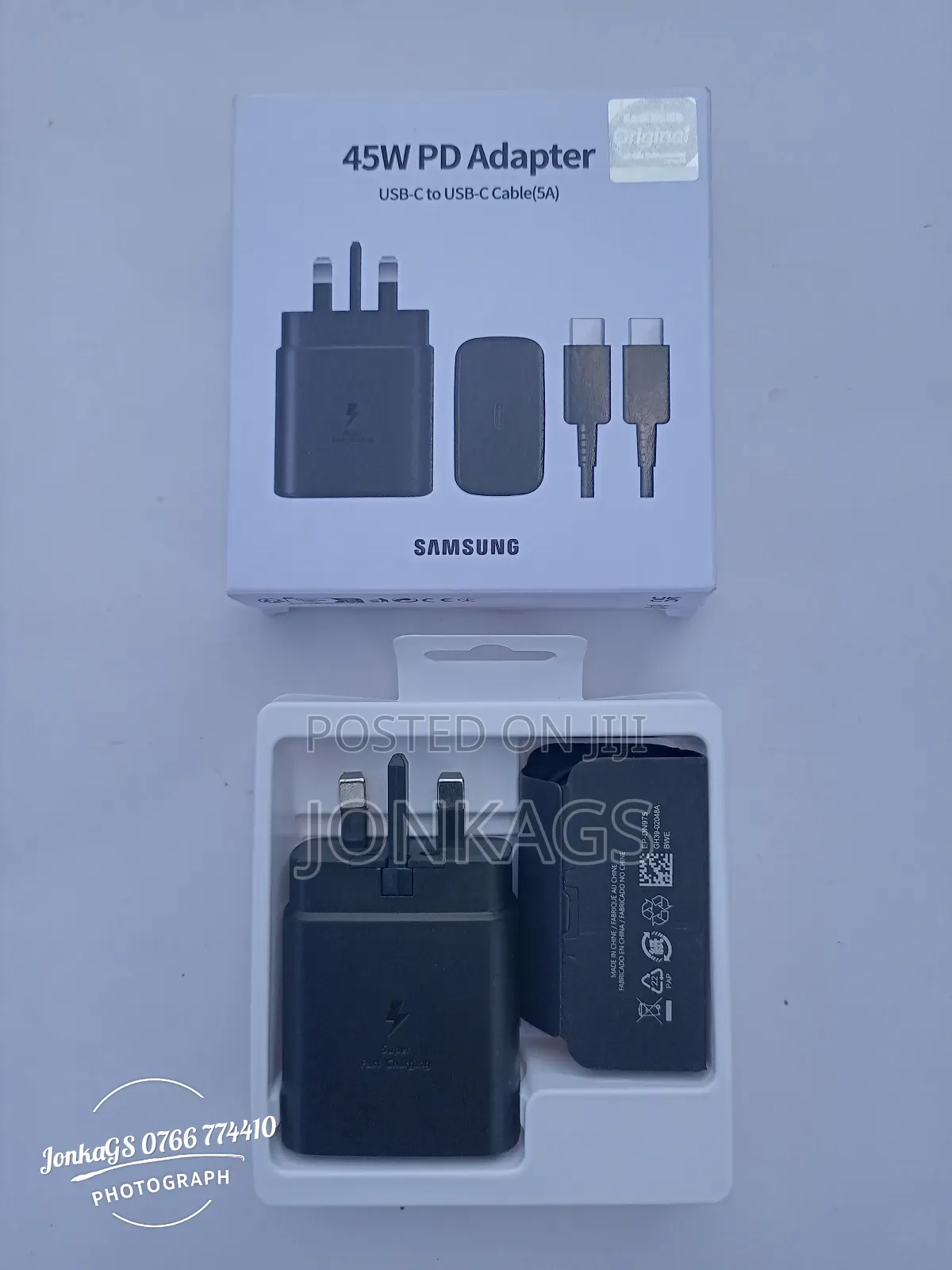 45W Type C to Type C PD Power Adapter