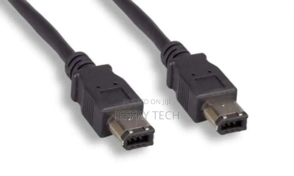 1m Firewire Cable Black 6PIN 6PIN IEEE-1394A