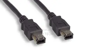 1m Firewire Cable Black 6PIN 6PIN IEEE-1394A