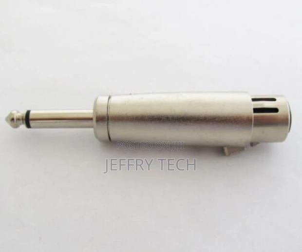 XLR 3 Pin Female Jack to 1/4" 6.35mm Mono Male Plug Audio Ad