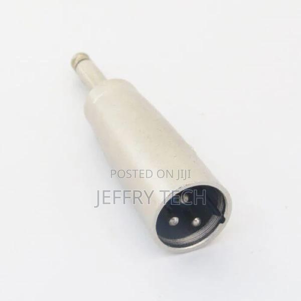 XLR 3 Pin Male Plug to 1/4" 6.35mm Stereo Male Plug Audio Ad