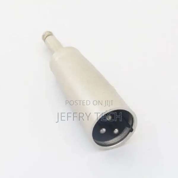 XLR 3 Pin Male Plug to 1/4" 6.35mm Stereo Male Plug Audio Ad