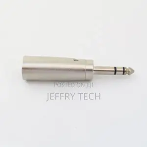 XLR 3 Pin Male Plug to 1/4" 6.35mm Stereo Male Plug Audio Ad